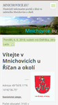 Mobile Screenshot of mnichovice.eu